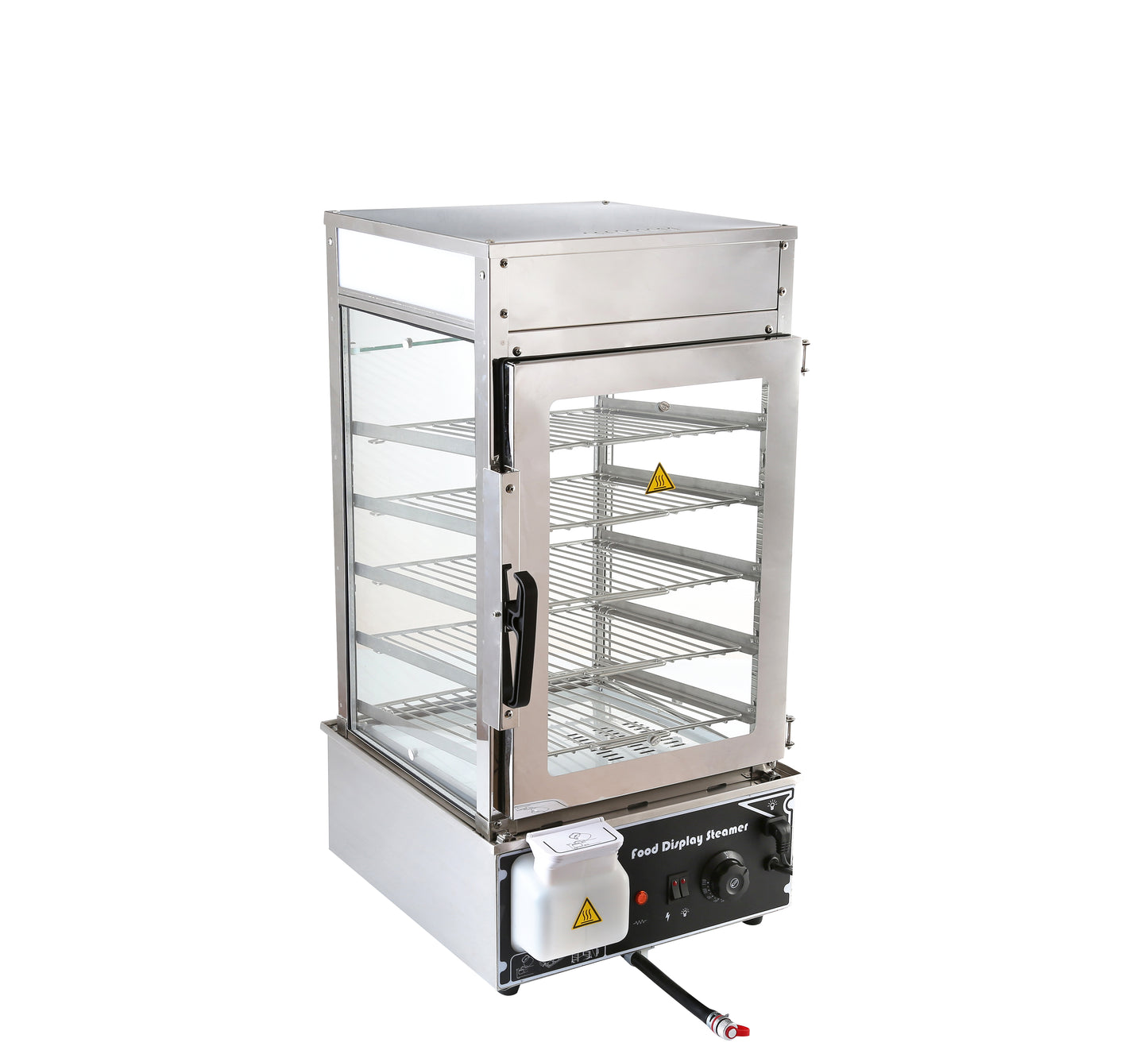 Chef Prosentisla 5-Layers Electric Bun Steamer Food Showcase,1100W